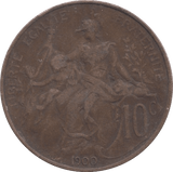 1900 10 CENTIMES FRANCE - WORLD COINS - Cambridgeshire Coins