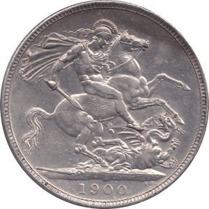 1900 CROWN ( AUNC ) LXIV - Crown - Cambridgeshire Coins