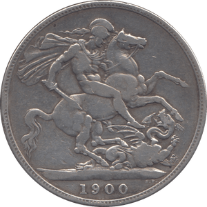 1900 CROWN ( FINE ) 3 LX - Crown - Cambridgeshire Coins