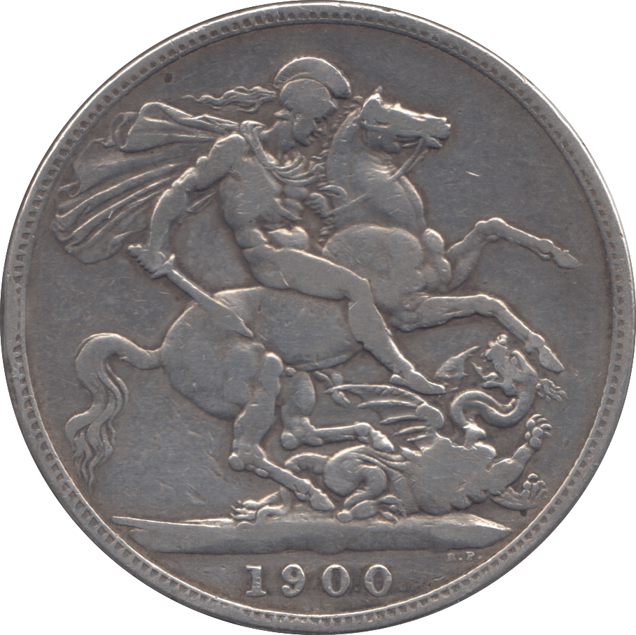 1900 CROWN ( FINE ) 3 LX - Crown - Cambridgeshire Coins