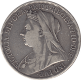 1900 CROWN ( FINE ) 6 LXIII - CROWN - Cambridgeshire Coins