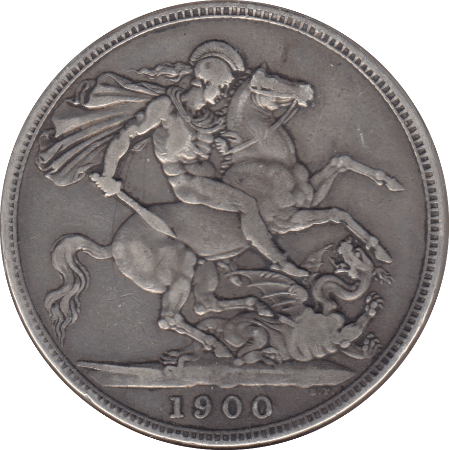 1900 CROWN ( FINE ) 6 LXIII - CROWN - Cambridgeshire Coins