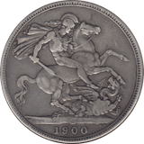 1900 CROWN ( FINE ) 6 LXIII - CROWN - Cambridgeshire Coins