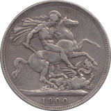 1900 CROWN ( GF ) LXIII - Crown - Cambridgeshire Coins