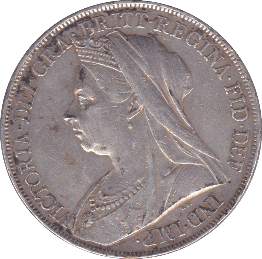 1900 CROWN ( GVF ) LXIV - Crown - Cambridgeshire Coins