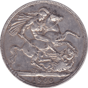 1900 CROWN ( GVF ) LXIV - Crown - Cambridgeshire Coins