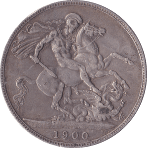 1900 CROWN ( VF ) LXIII A - Crown - Cambridgeshire Coins