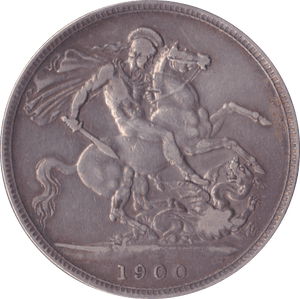 1900 CROWN ( VF ) LXIII - Crown - Cambridgeshire Coins