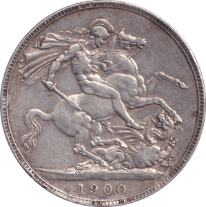 1900 CROWN ( VF ) LXIV - Crown - Cambridgeshire Coins