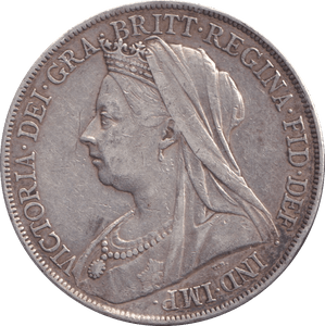 1900 CROWN ( VF ) LXIV - Crown - Cambridgeshire Coins
