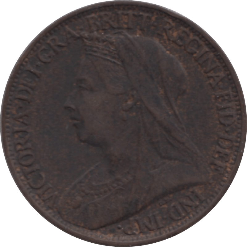 1900 FARTHING 2 ( EF ) 55 - Farthing - Cambridgeshire Coins