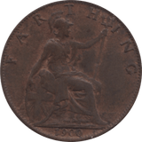 1900 FARTHING 2 ( EF ) 55 - Farthing - Cambridgeshire Coins