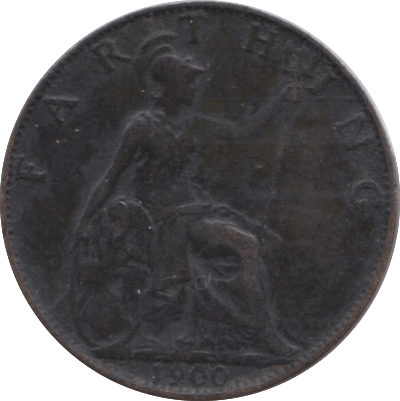 1900 FARTHING ( EF ) 5 - Farthing - Cambridgeshire Coins