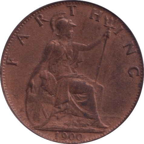 1900 FARTHING ( EF ) - Farthing - Cambridgeshire Coins