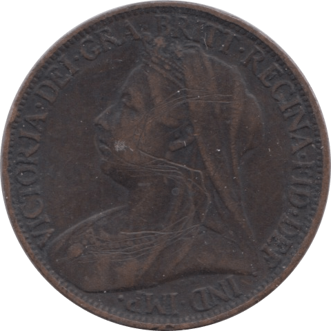 1900 FARTHING ( FAIR ) - Farthing - Cambridgeshire Coins