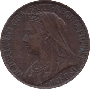 1900 FARTHING ( UNC ) 5 - Farthing - Cambridgeshire Coins