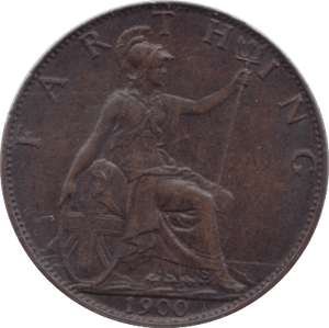 1900 FARTHING ( UNC ) 5 - Farthing - Cambridgeshire Coins