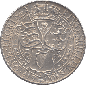 1900 FLORIN ( AUNC ) 13 - Florin - Cambridgeshire Coins