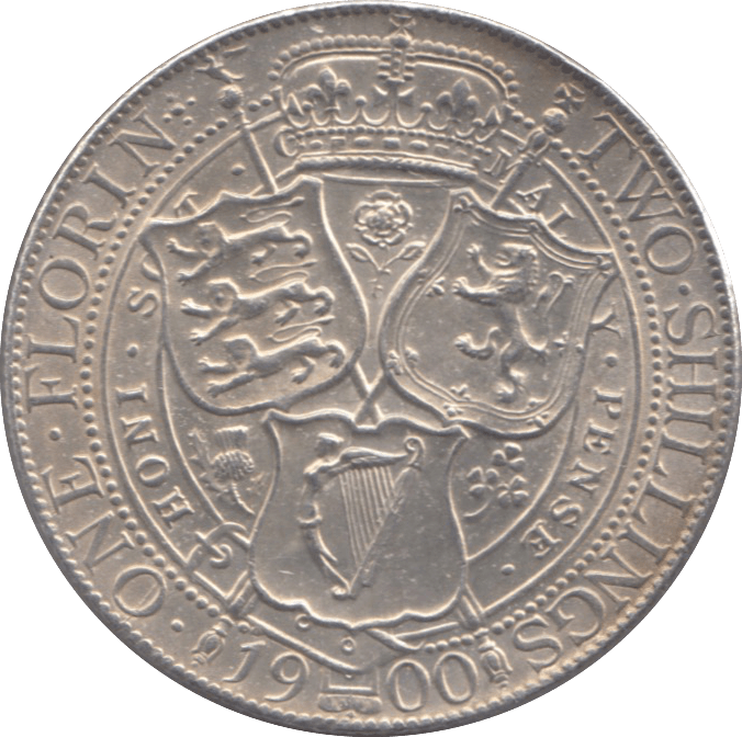 1900 FLORIN ( AUNC ) 13 - Florin - Cambridgeshire Coins