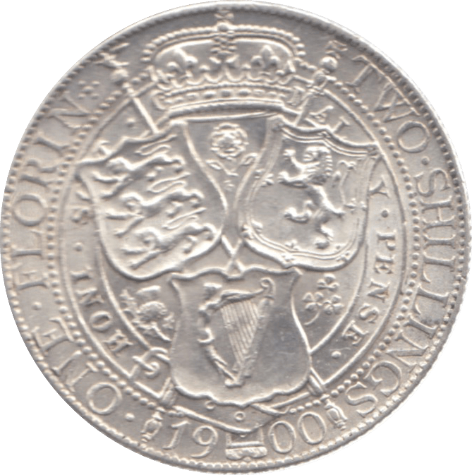 1900 FLORIN ( AUNC ) REF 1 - Florin - Cambridgeshire Coins