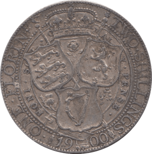 1900 FLORIN ( VF ) 2 - Florin - Cambridgeshire Coins