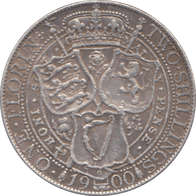 1900 FLORIN ( VF ) - Florin - Cambridgeshire Coins