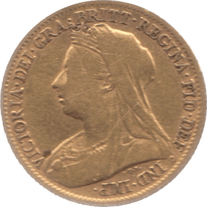 1900 GOLD HALF SOVEREIGN 2 ( VF ) - Half Sovereign - Cambridgeshire Coins