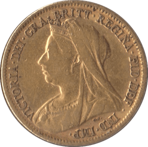 1900 GOLD HALF SOVEREIGN ( GVF ) 2 - Half Sovereign - Cambridgeshire Coins