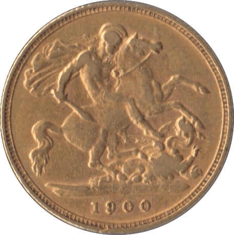 1900 GOLD HALF SOVEREIGN ( GVF ) - Half Sovereign - Cambridgeshire Coins