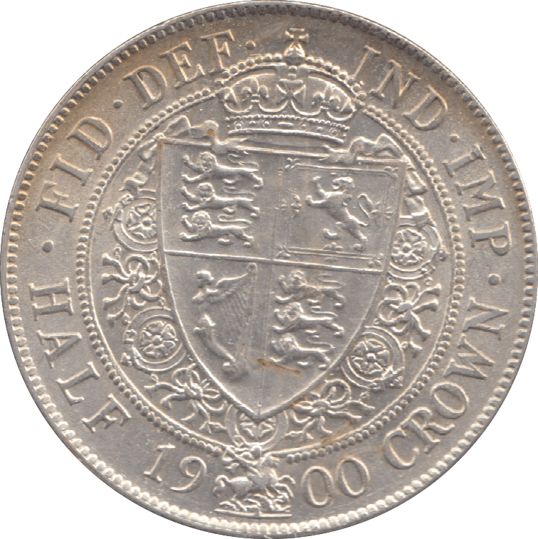 1900 HALFCROWN ( AUNC ) 9 - Halfcrown - Cambridgeshire Coins