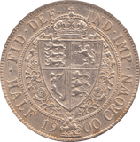 1900 HALFCROWN ( AUNC ) - HALFCROWN - Cambridgeshire Coins
