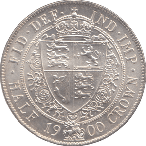 1900 HALFCROWN ( BU ) - Halfcrown - Cambridgeshire Coins