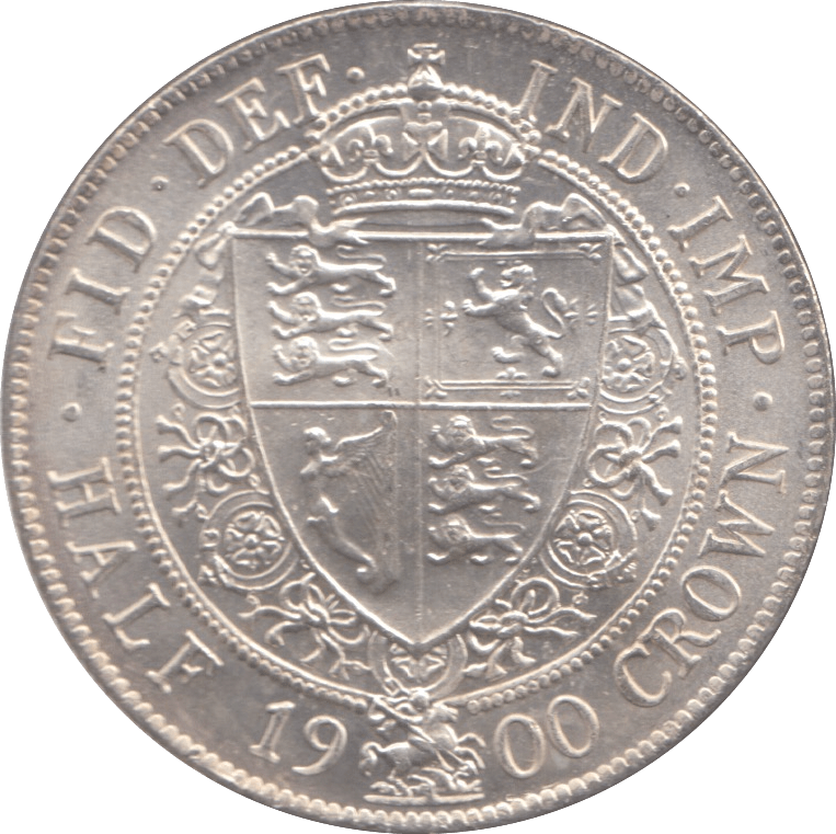1900 HALFCROWN ( BU ) - Halfcrown - Cambridgeshire Coins