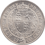 1900 HALFCROWN ( BU ) - Halfcrown - Cambridgeshire Coins
