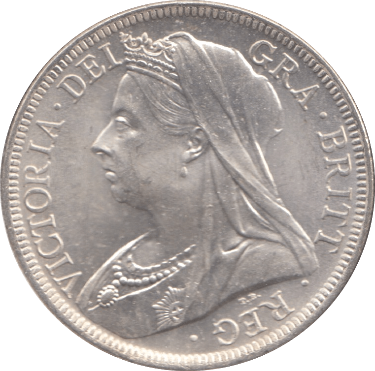 1900 HALFCROWN ( BU ) - Halfcrown - Cambridgeshire Coins