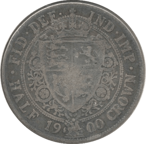 1900 HALFCROWN (F) - Halfcrown - Cambridgeshire Coins