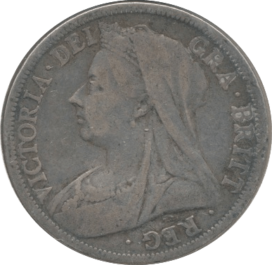 1900 HALFCROWN (F) - Halfcrown - Cambridgeshire Coins