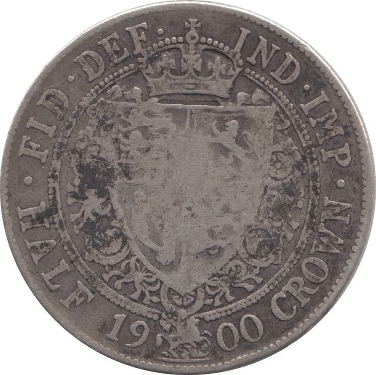 1900 HALFCROWN ( FINE ) 11 - Halfcrown - Cambridgeshire Coins