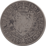 1900 HALFCROWN ( FINE ) 11 - Halfcrown - Cambridgeshire Coins