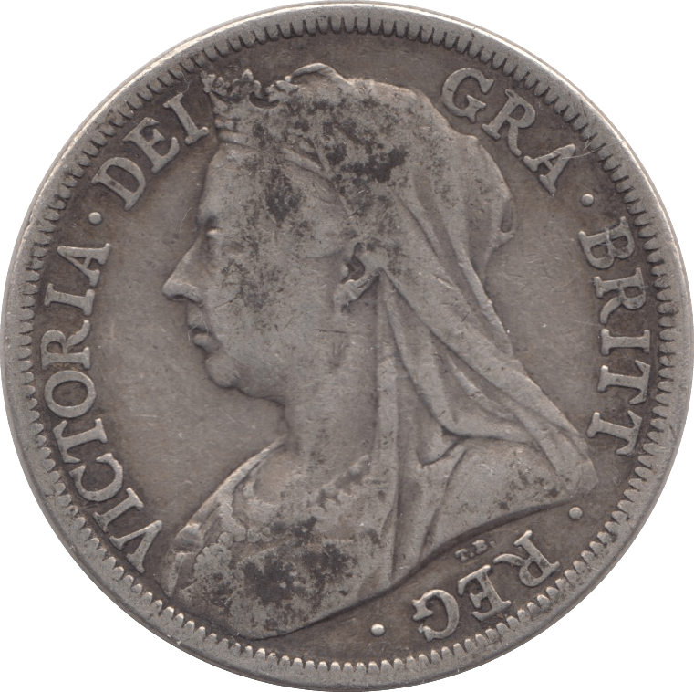 1900 HALFCROWN ( FINE ) 11 - Halfcrown - Cambridgeshire Coins