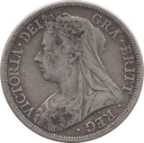 1900 HALFCROWN ( FINE ) 11 - Halfcrown - Cambridgeshire Coins