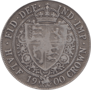 1900 HALFCROWN ( FINE ) 2 - HALFCROWN - Cambridgeshire Coins