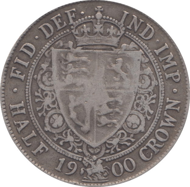 1900 HALFCROWN ( FINE ) 2 - HALFCROWN - Cambridgeshire Coins