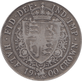 1900 HALFCROWN ( FINE ) 2 - HALFCROWN - Cambridgeshire Coins