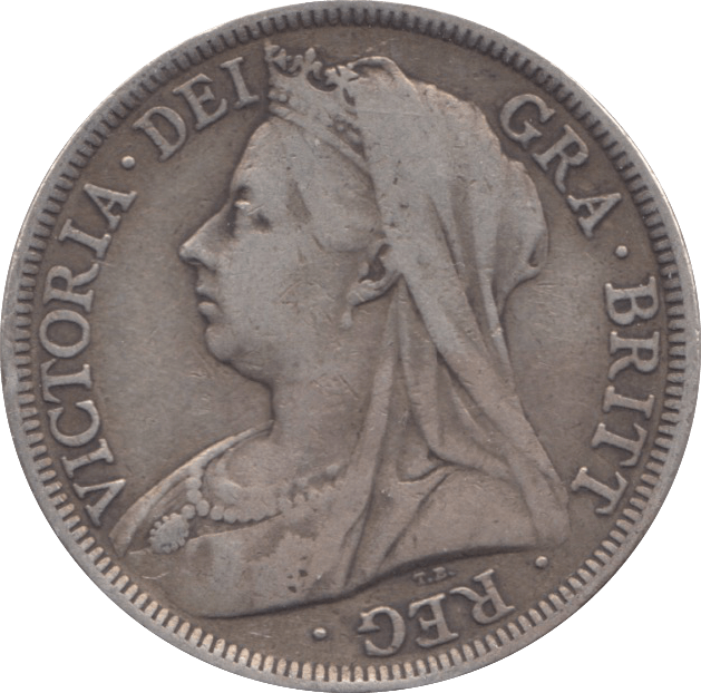 1900 HALFCROWN ( FINE ) 2 - HALFCROWN - Cambridgeshire Coins