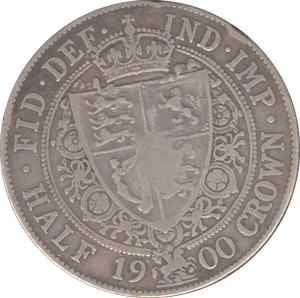 1900 HALFCROWN ( FINE ) 7 - Halfcrown - Cambridgeshire Coins