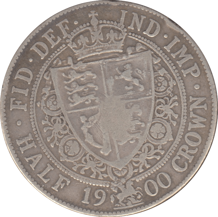 1900 HALFCROWN ( FINE ) 7 - Halfcrown - Cambridgeshire Coins