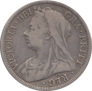 1900 HALFCROWN ( FINE ) 8 - HALFCROWN - Cambridgeshire Coins
