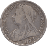 1900 HALFCROWN ( FINE ) 8 - HALFCROWN - Cambridgeshire Coins