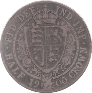 1900 HALFCROWN ( FINE ) 8 - Halfcrown - Cambridgeshire Coins